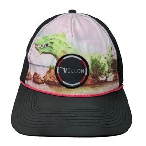 Villon Patch Snapback Rope Hat Multicolor One Size Dragon Adjustable